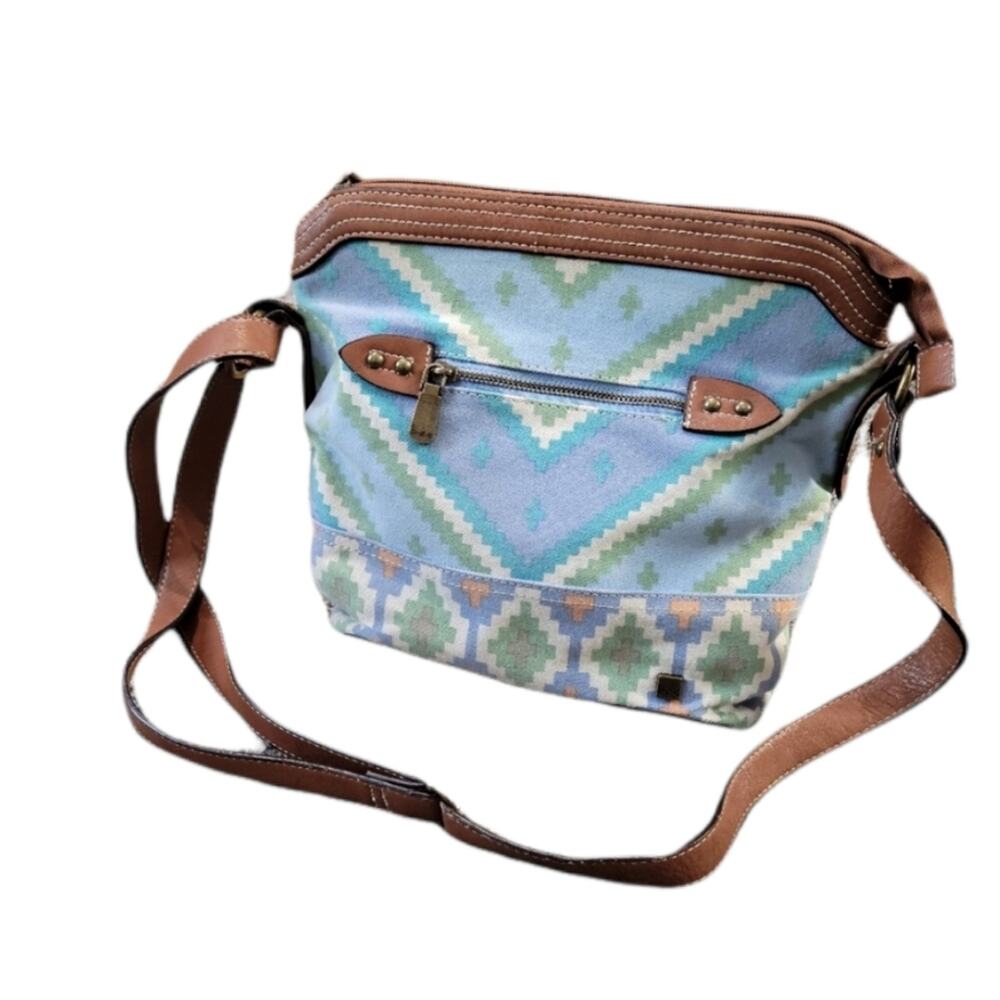 B.O.C. Pastel Aztec Crossbody Purse